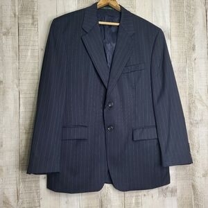 Lauren Ralph Lauren Men's Navy Pinstripe Blazer. 40S